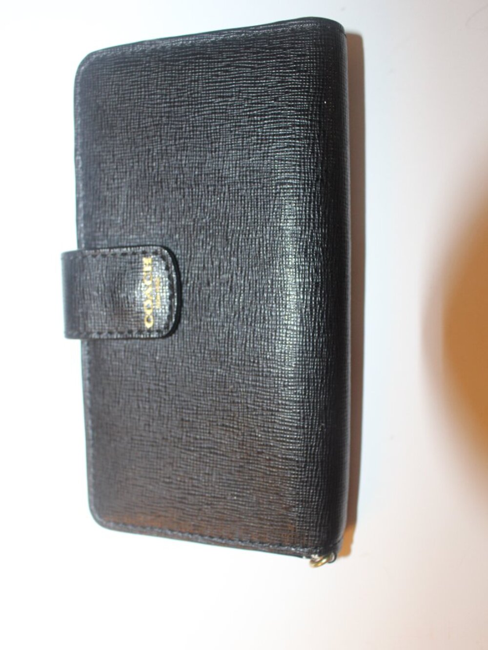 Coach Black Textured Wallet - Picture 2 of 5
